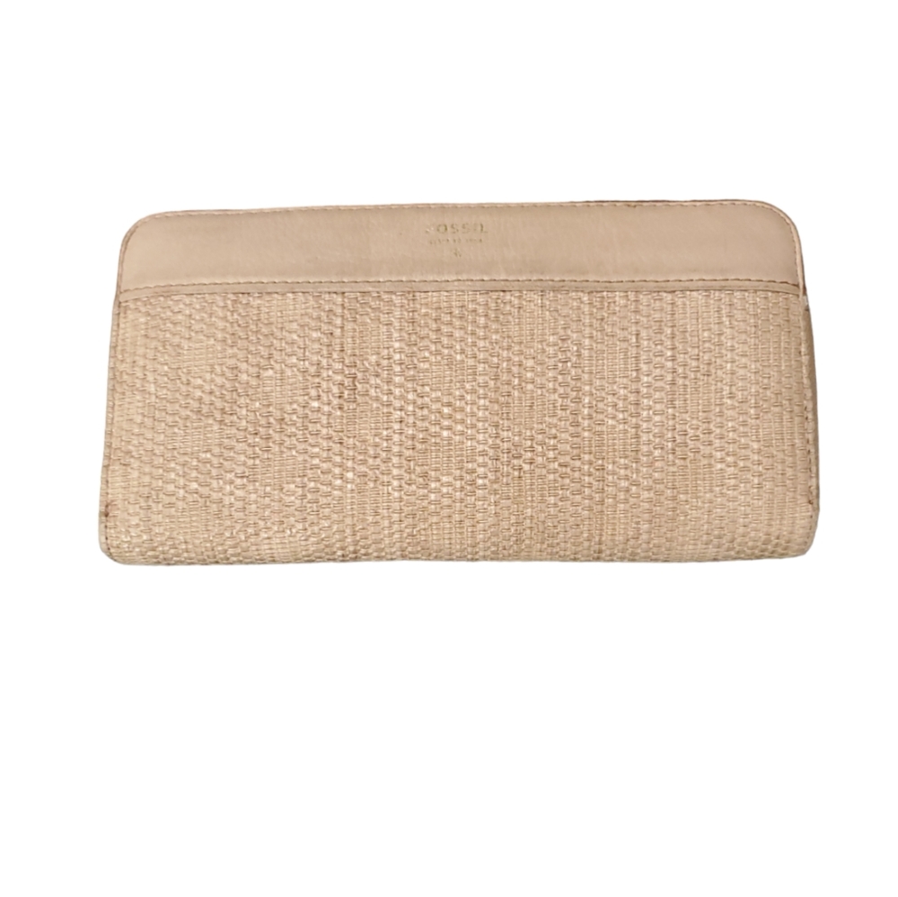 Fossil Tan Zip Around Wallet